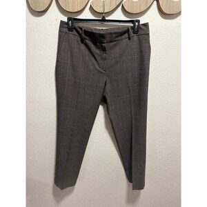 Ann Taylor Dark plaid pants Size 10